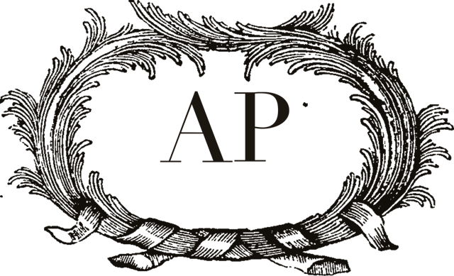 AP vintage monogram